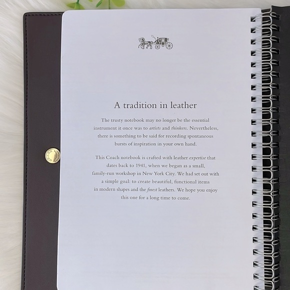 Coach Notebook In Signature Canvas - Picture 7 of 10